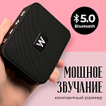 Колонка WALKER WSP-100, Bluetooth, 5Вт*1, стереопара TWS, черная