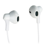 Наушники EP39, вкладыши, микрофон, кнопка ответа, белые