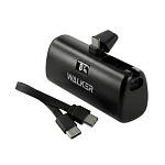 Power Bank Walker WB-965 Mini, 20Вт, 5000 mAh, Li-Pol, Type-Cх2, поддержка PD, (уценка)