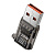 Адаптер WALKER WA-041, Type-C (мама) - USB (папа), USB 3.1, 120Вт, 10 Гб/с, черный 