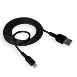 Кабель USB NB-212, 2.1А, для Lightning, черный (-)