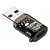 Адаптер WALKER WA-041, Type-C (мама) - USB (папа), USB 3.1, 120Вт, 10 Гб/с, черный 