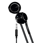 Наушники WALKER H735, вкладыши, микрофон, кнопка ответа, рег.громкости, черный