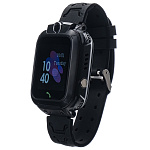 Смарт-часы H100, диаг 1,44', SIM-карта, 400 mAh, камера, детские, черные (-)