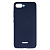 Накладка Silicone case NEW для Samsung A12, синяя