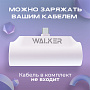 Power Bank Walker WB-950 Mini, 5000 mAh, Li-Pol, 2.1A, Type-С, индикатор, подставка, белый