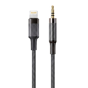 Кабель AUX NB-R279A, для Lightning/3.5 мм, черный (-)