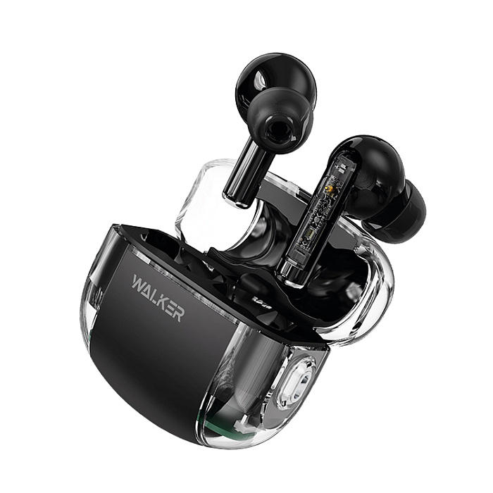 Наушники WALKER WTS-29, независ. работа наушников, черные