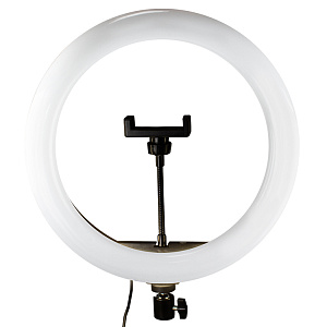 Кольцевая лампа WALKER WLR-3350R, 33 см, RGB свет, (мятая упак)