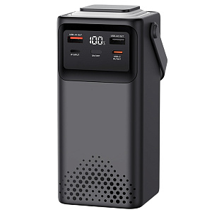 Power Bank PR-286, 20Вт, 50000 mAh, поддержка QC+PD, черный (-)