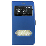 Чехол-книжка New горизонтальная для Realme С35, синяя