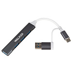 Разветвитель USB WALKER WHUB-11, (мятая упак)