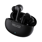 Наушники WALKER WTS-60, шумопод. ENC, независ. работа наушников, черные