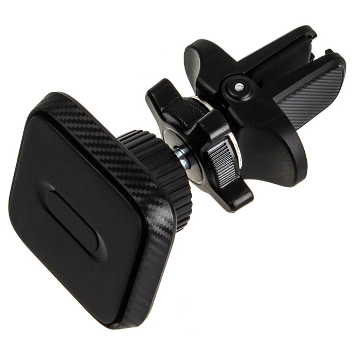 Автодержатель C123, магнитный на воздуховод, черный (-)