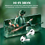 Наушники AMFOX A80, сенсорное управление, датчик положения в ухе, (уценка)