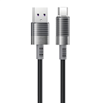 Кабель USB NB-282, 6А, Type-C, поддержка QC, черный (-)