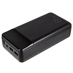 Power Bank PR-201, 65Вт, 30000 mAh, поддержка QC+PD, дисплей, черный (-)