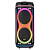 Колонка NDR-820,Bluetooth,64см,дин.2шт/8",40Вт,пульт, беспр.микрофон, подсветка, черная 