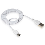 Кабель USB NB-103, 2.1А, Type-C, белый (+/-)