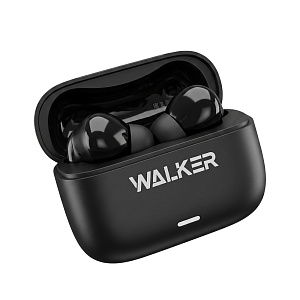 Наушники WALKER WTS-58, шумопод. ANC, вакуумные, независ. работа наушников, черные