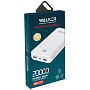 Power Bank Walker WB-525, 20000 mAh, Li-Pol, 3A, поддержка QC+PD, белый