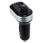 FM-модулятор BCC10 + АЗУ 3.1A, USBx2, черный (-)