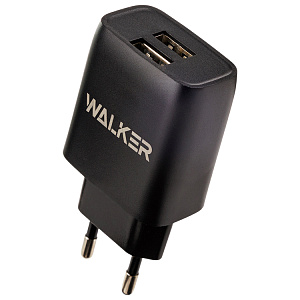 СЗУ WALKER  WH-31, 2.1А, 10,5Вт, USBx2, черное