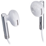 Наушники EP29, вкладыши, микрофон, кнопка ответа, рег. громкости, разъем Type-C, серебряные (-)