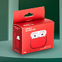 Чехол для Airpods 3 силиконовый, красный