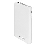 Power Bank Walker WB-410, 10000 mAh, Li-Pol, 2.4A, белый