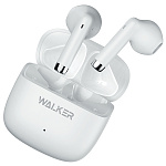 Наушники WALKER WTS-25, вкладыши, независ работа наушников, белые