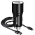АЗУ WALKER  WCR-21, 2в1, 2.4А, 12Вт, USBx2 + кабель для Lightning, черное