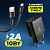СЗУ AMFOX AH-45, 2.1A, 10,5Вт, USB, + кабель Type-C, черное