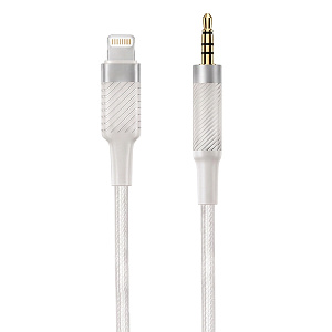 Кабель AUX NB-R279A, для Lightning/3.5 мм, белый (-)