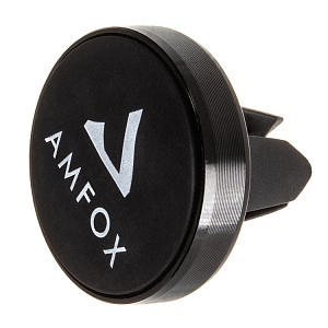Автодержатель AMFOX ACX-11 магнитный на воздуховод, черный