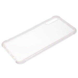 Накладка силиконовая с уголками для Samsung A40, белая