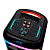 Колонка NDR-1708, Bluetooth, 71,5см, дин. 2шт/8",80Вт, пульт,2беспр.микрофона, подсветка, черная