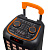 Колонка NDR-1098, Bluetooth, 59см, дин.2шт/8", 40Вт, пульт, микрофон, подсветка, черная