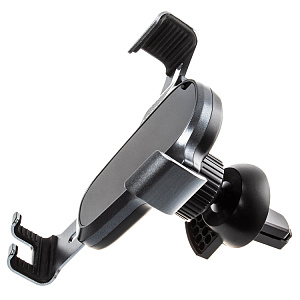 Автодержатель C086, с зажимом на воздуховод, черный (-)