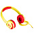 Наушники EP47, накладные, микрофон, детские, красно-желтые (-)