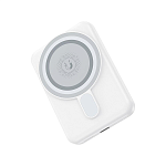 Power Bank PR-264, 20Вт, 10000 mAh, поддержка QC+PD, беспроводная зарядка, белая (-)