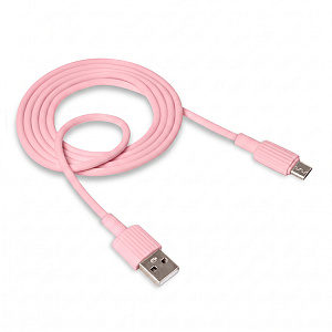 Кабель USB NB-156, 2.4A, Micro USB, розовый