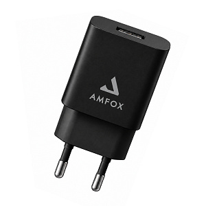СЗУ AMFOX AH-45, 2.1A, 10,5Вт, USB, (уценка)