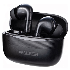 Наушники WALKER WTS-39, шумопод. ENC, независ. работа наушников, черные