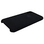 Накладка SILICONE COVER Soft-touch для Apple iPhone 11 Pro Max, черная (+)