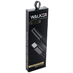 Адаптер WALKER WA-030 IP -- AUX, с поддержкой звонков, в коробке, черный