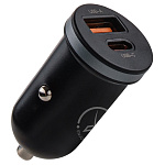 АЗУ CC56, 30Вт, USB/Type-C, поддержка QC+PD, черное (-)