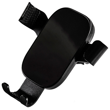 Автодержатель C037, с зажимом на воздуховод, черный (-)