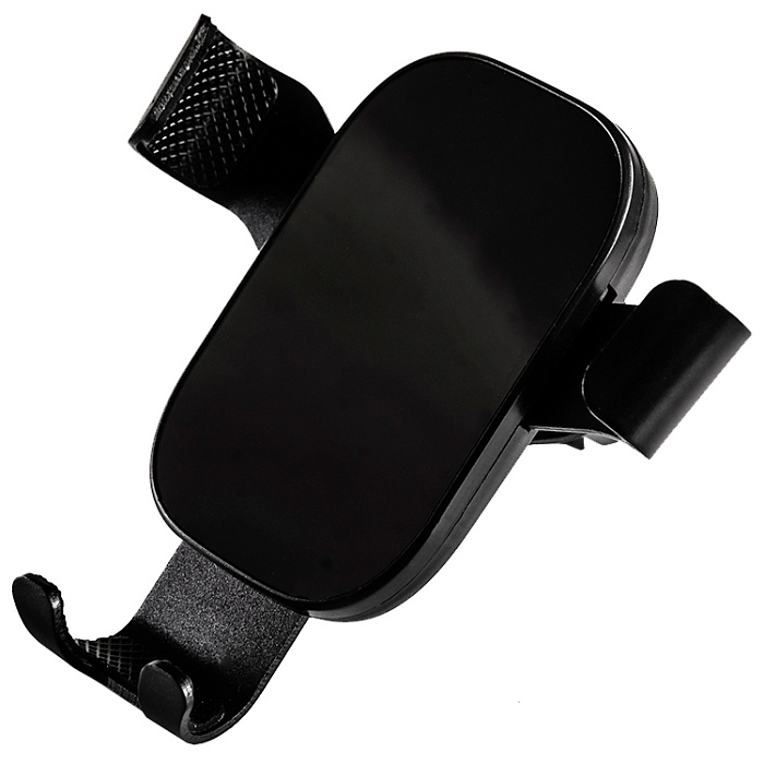 Автодержатель C037, с зажимом на воздуховод, черный (-)