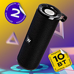 Колонка WALKER WSP-110, Bluetooth, 5Вт*2, стереопара TWS, черная